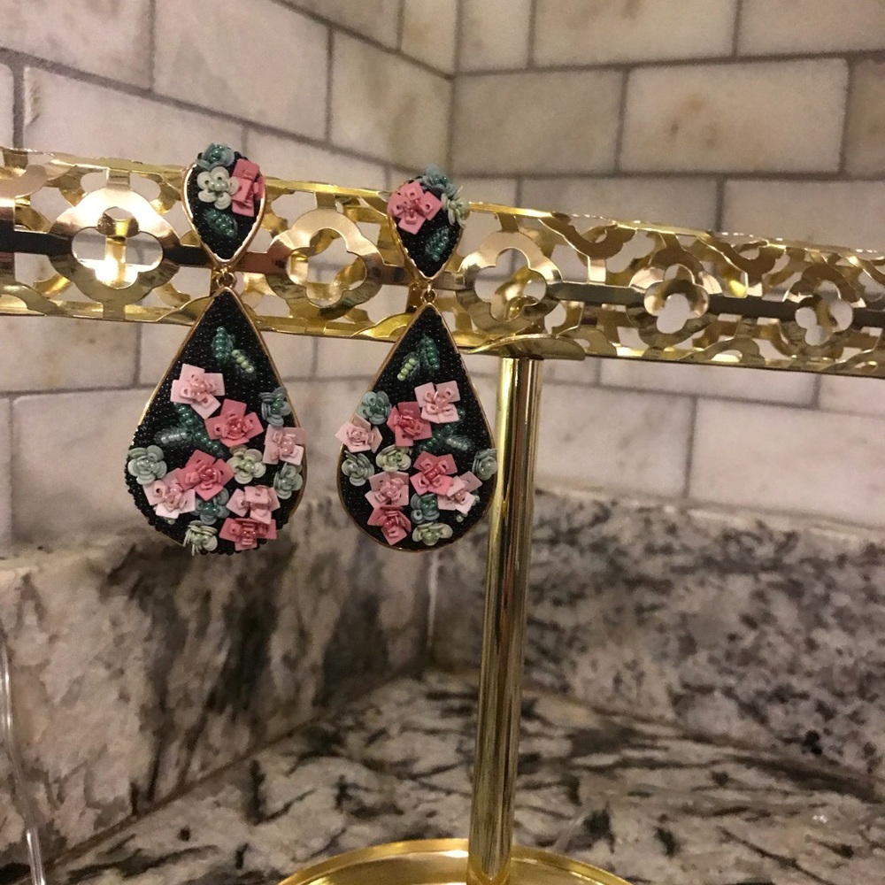 Mignonne Gavigan Blooming Flowers Dangle Earrings